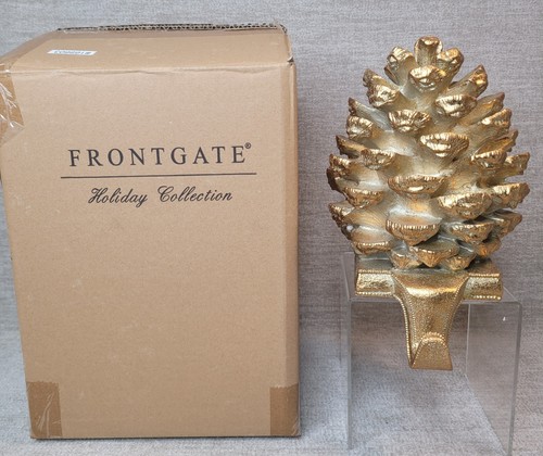 Frontgate gold pine cone - frontgate,
